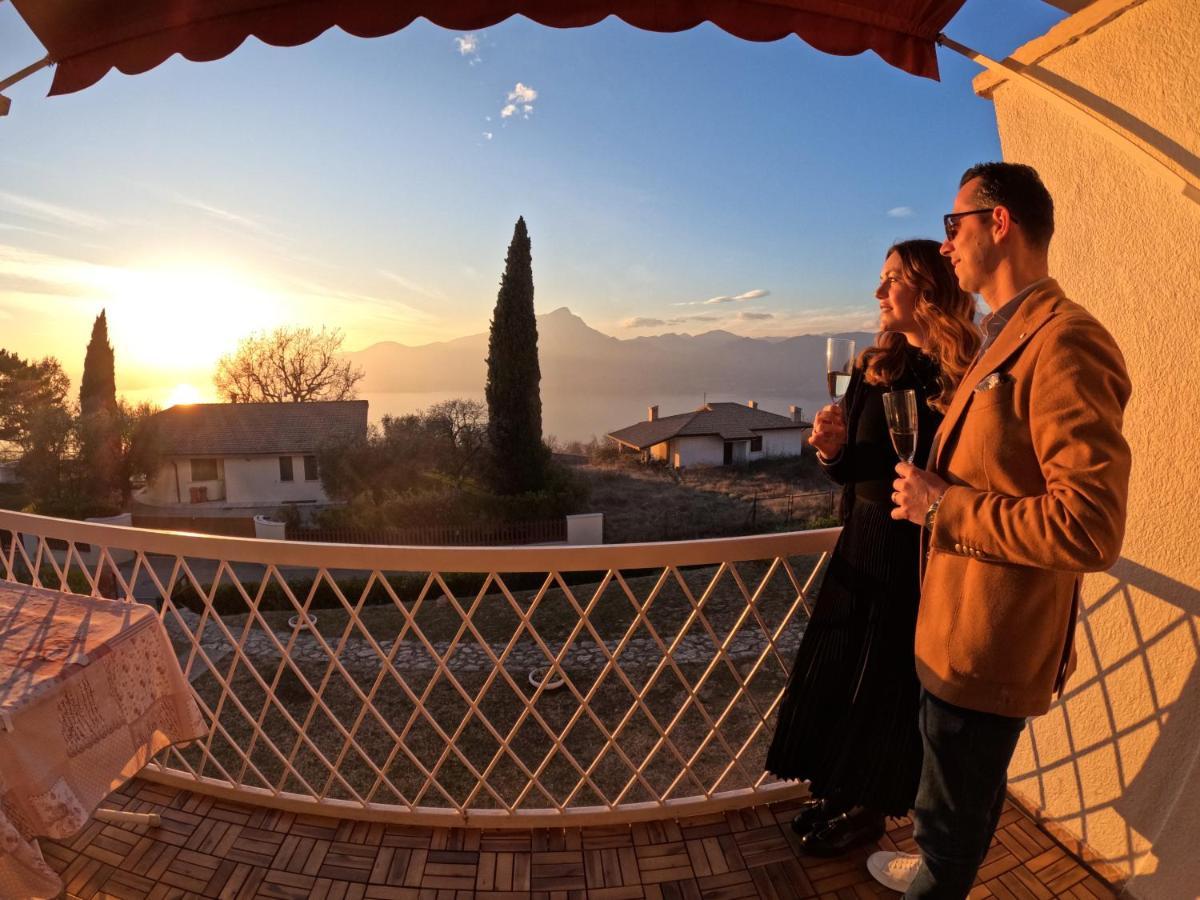 Appartamento Garda Panoramic House Albisano Esterno foto