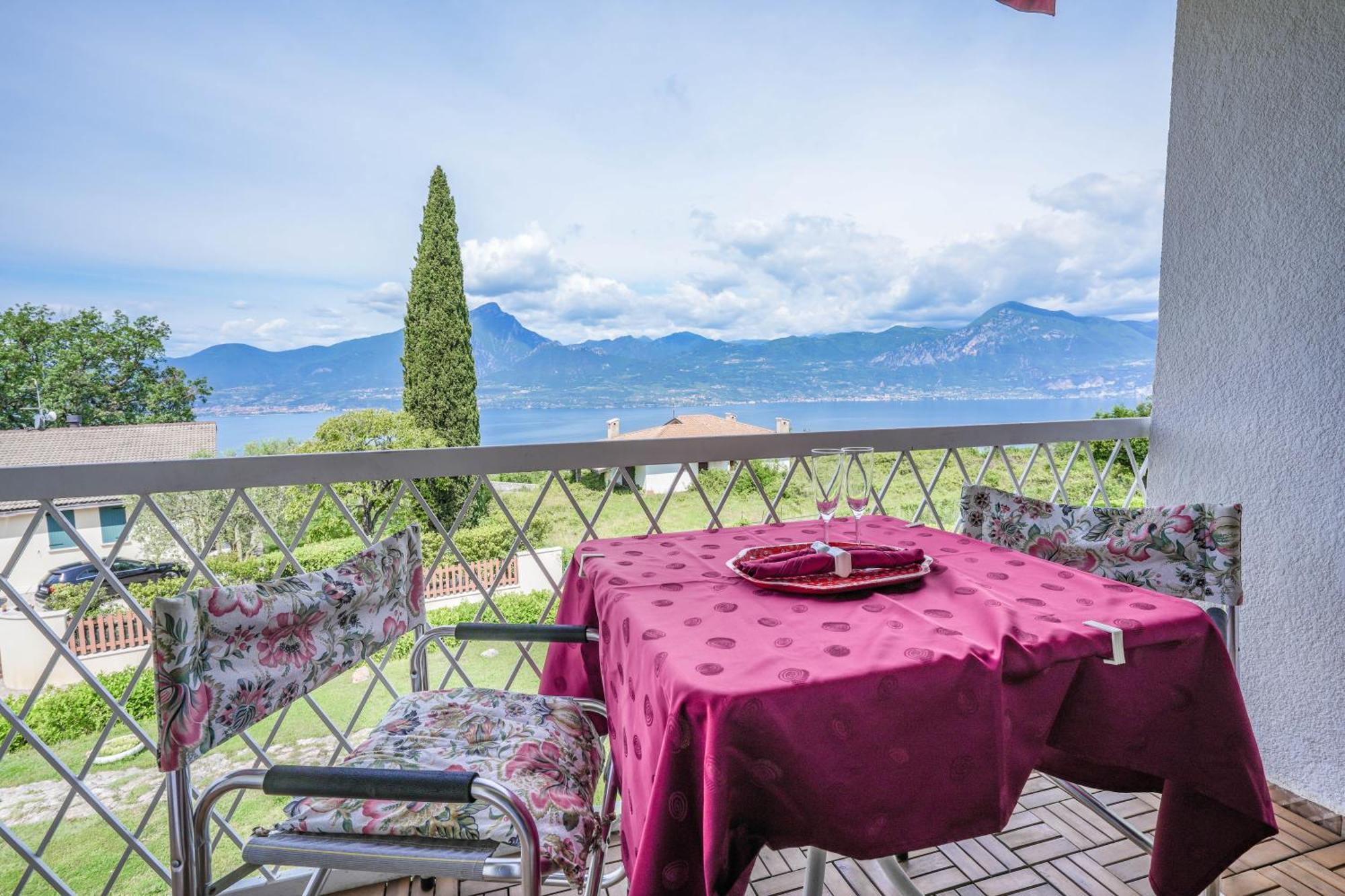 Appartamento Garda Panoramic House Albisano Esterno foto